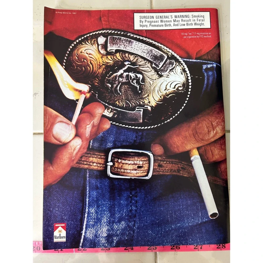 Vintage TIME Magazine July 7 1997 America The Inside Story Marlboro Ad
